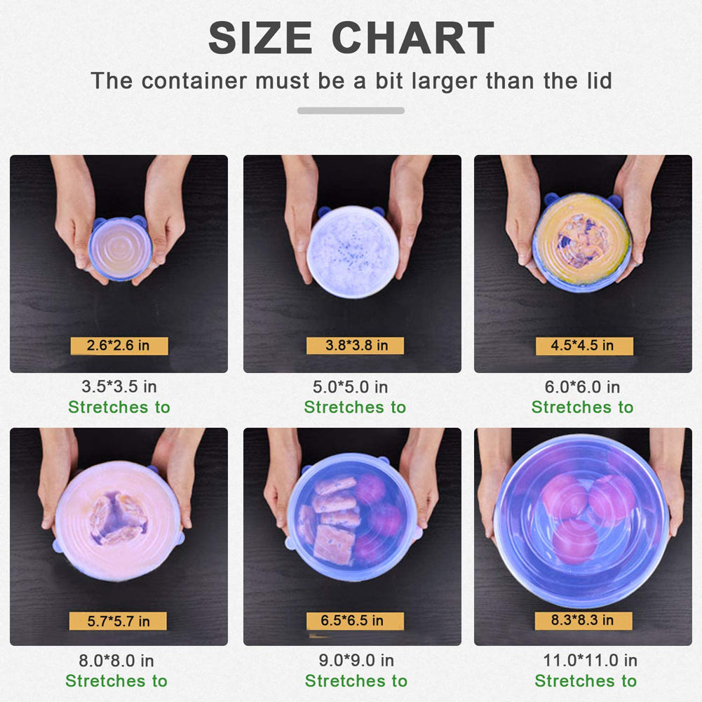 Silicone Cover Stretch Lids