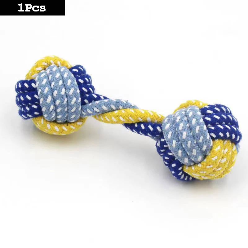 Dog Toy Carrot Knot Rope Ball