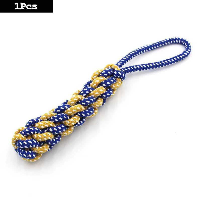 Dog Toy Carrot Knot Rope Ball