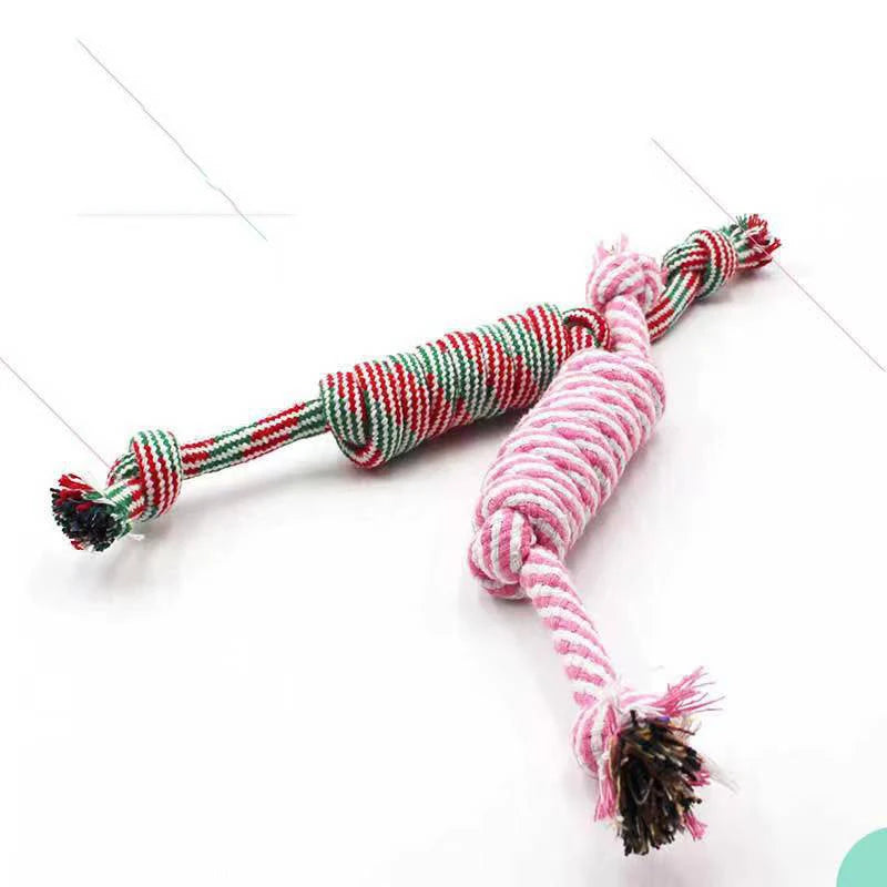Dog Toy Carrot Knot Rope Ball