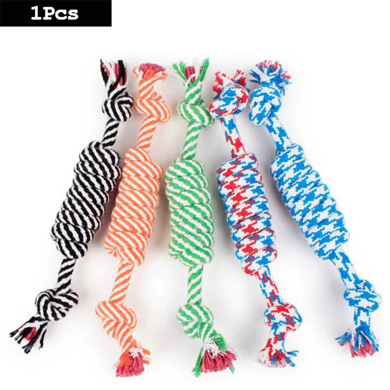 Dog Toy Carrot Knot Rope Ball