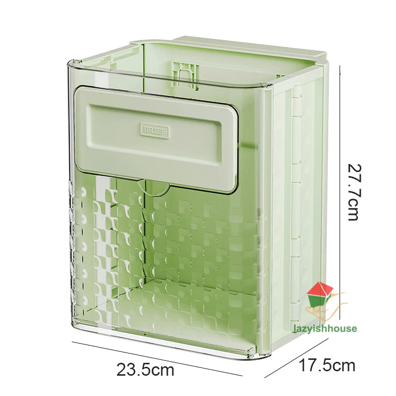 Folding Wall Mounted Trash Can