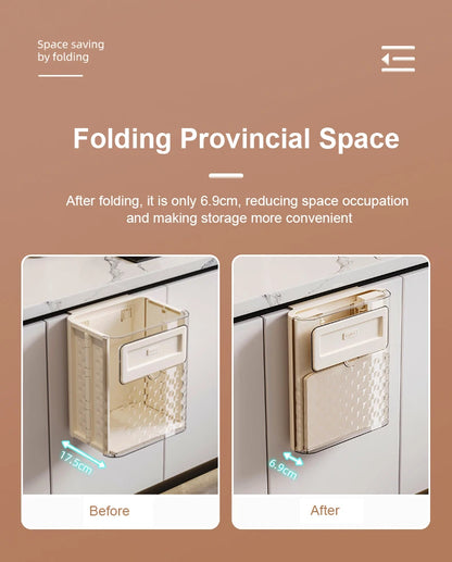 Folding Wall Mounted Trash Can