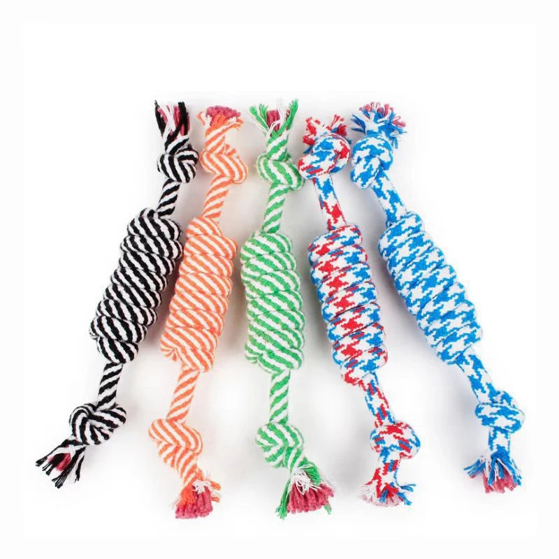 Dog Toy Carrot Knot Rope Ball